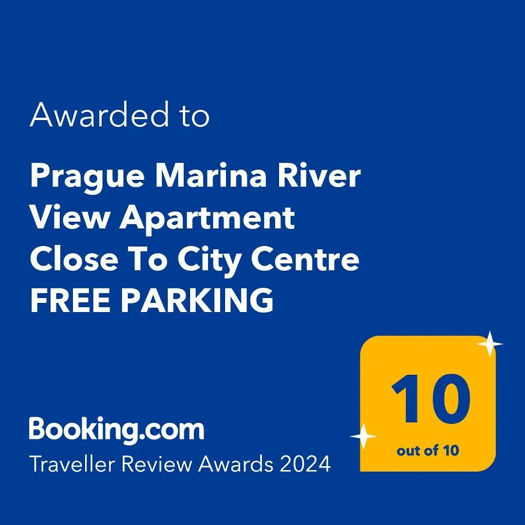 Prague Marina River View Apartment Close To City Centre Free Parking Czech Republic